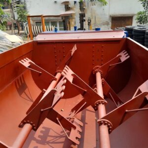 Máy trộn bê tông 2 trục cố định