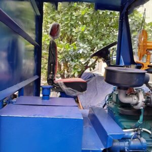 Máy trộn bê tông 2 trục di chuyển