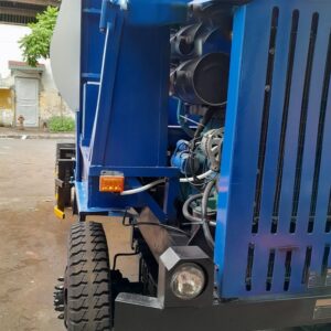 Máy trộn bê tông 2 trục di chuyển