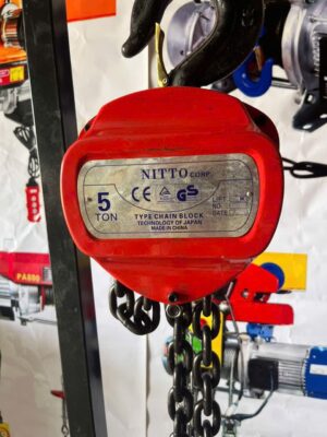 Pa lăng xích kéo tay 5 tấn ( NITTO 5000KG ) 