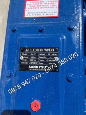 Tời kéo mặt đất SANKYSU JM5T ( 5 tấn)