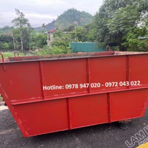 Máng trộn bê tông 4 khối công trình