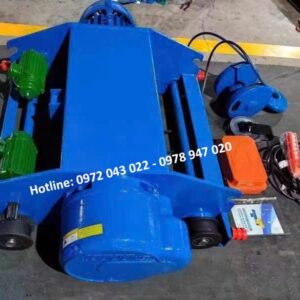 Pa lăng cáp điện dầm đôi