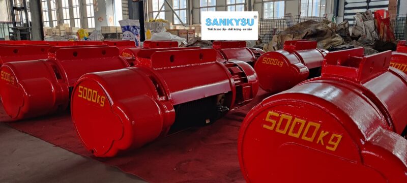 Pa lăng cáp điện SANKYSU CD1 5 tấn ( 6 m đến 100m )