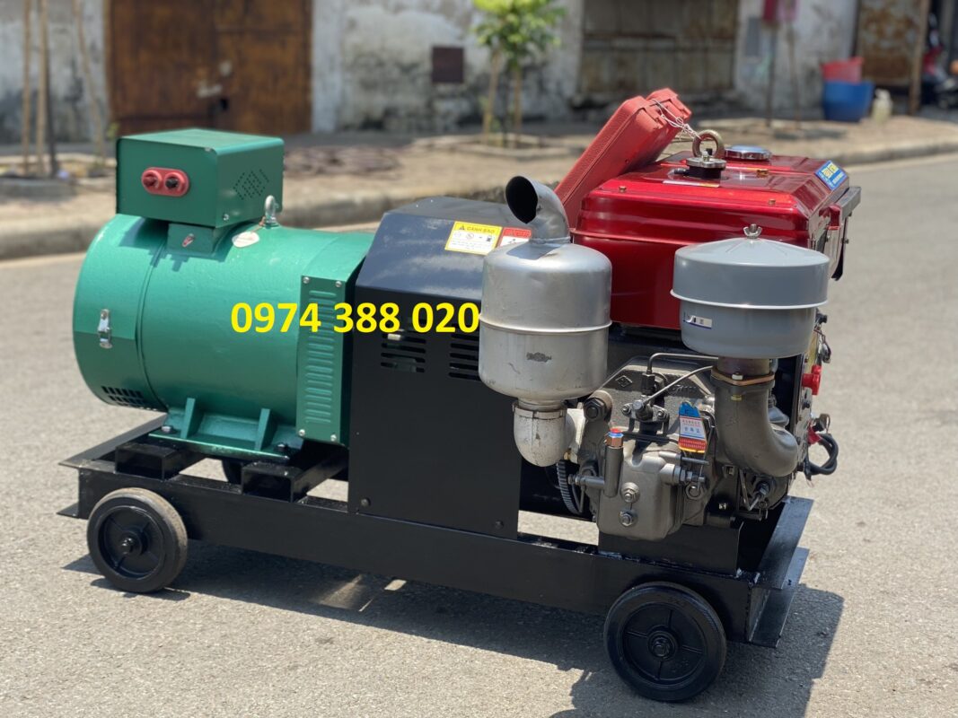 Máy phát điện 30kw đầu nổ d40 -100% dây đồng
