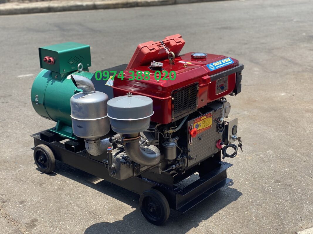 Máy phát điện đầu nổ 15kw( 220v/380v ) đầu nổ D24