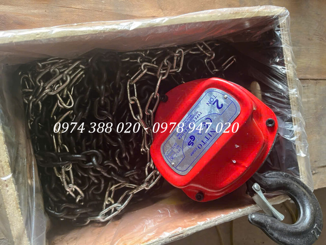 Pa lăng xích kéo tay 2 tấn (5m)