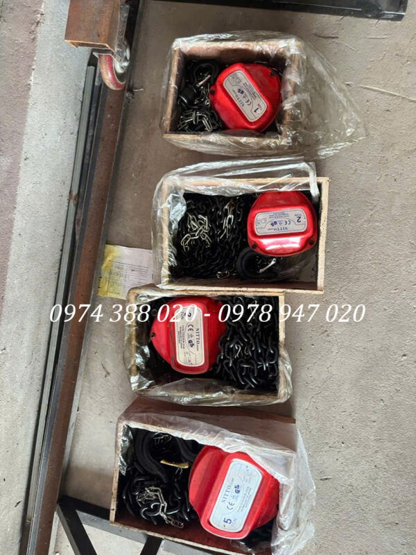 Pa lăng xích kéo tay 1 tấn , 2 tấn 3 tấn
