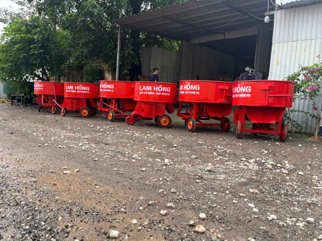 máy trộn bê tông cưỡng bức LAM HỒNG