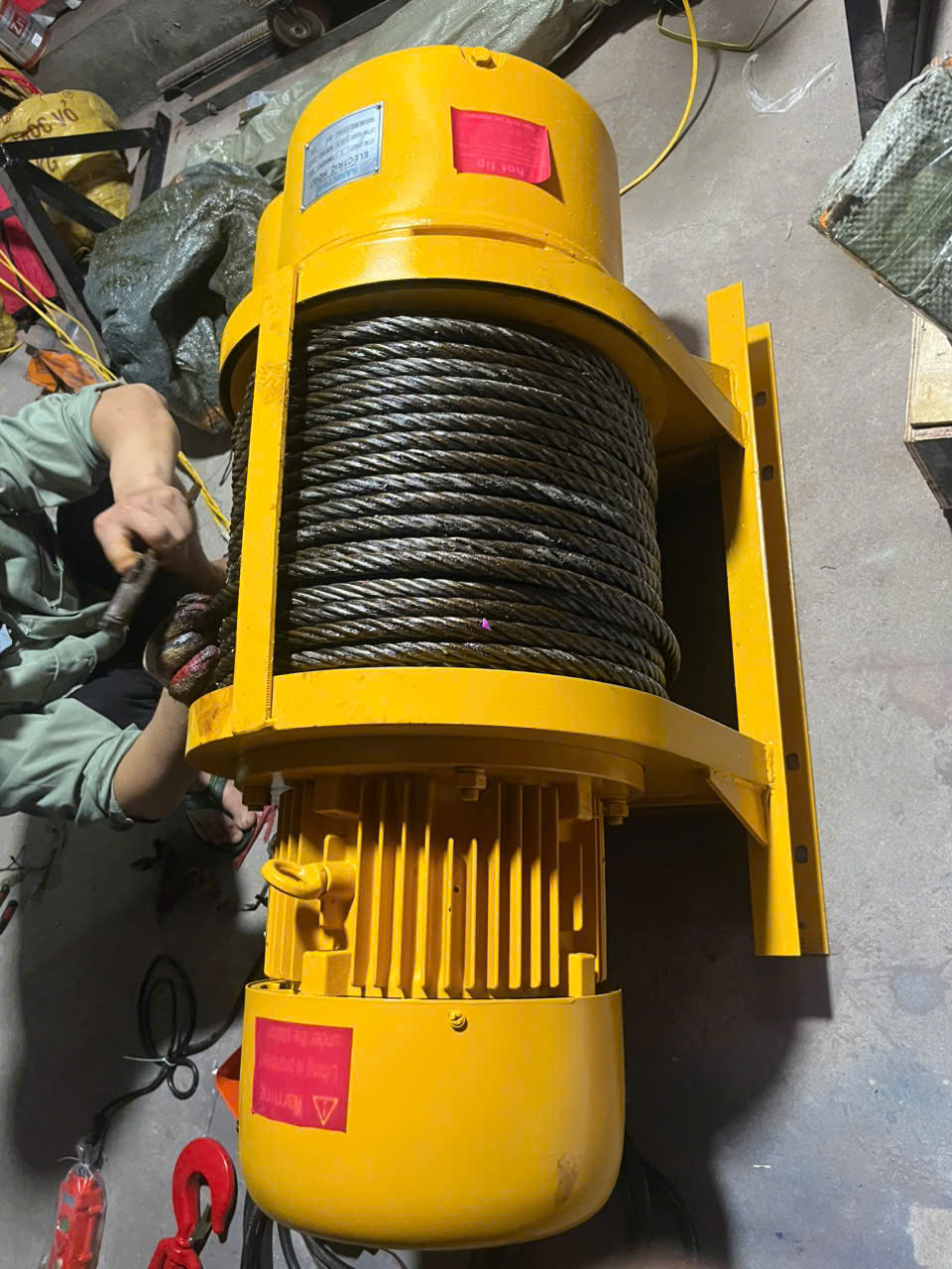 Tời điện mini 220V