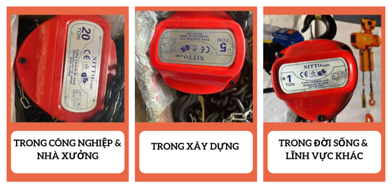 Công dụng pa lăng xích kéo tay