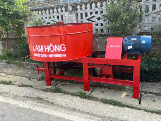 Máy trộn bê tông chạy bằng điện | máy xây dựng Lam Hồng