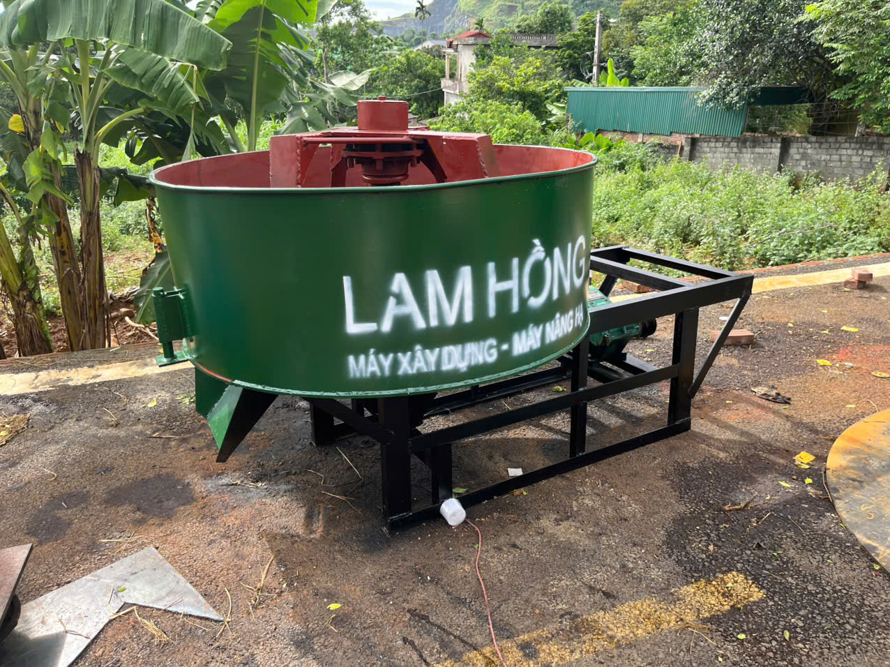 Máy trộn bê tông cưỡng bức cầu ô tô LHCO800 800 lít