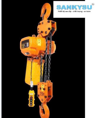 Pa lăng xích điện di chuyển 7.5 tấn SANKYSU KKBB7.5-03 7.5 tấn 380V
