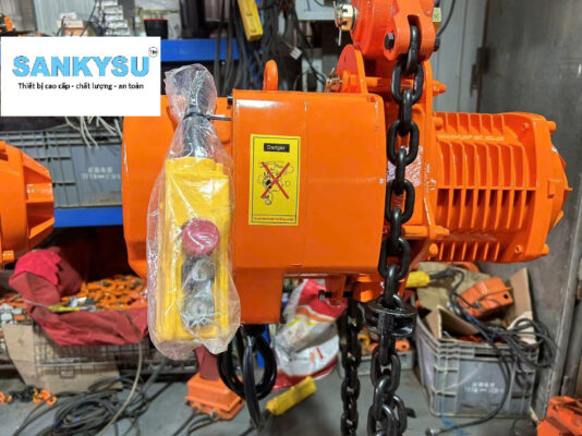 Pa lăng xích điện di chuyển 3 tấn SANKYSU KKBB03-01 3 tấn 380V