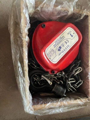 pa lăng xích kéo tay 1 tấn