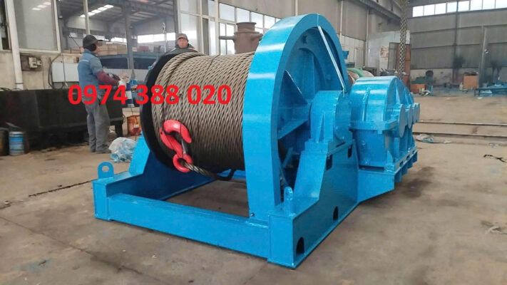 Tời Kéo Mặt Đất Cho Công Trình