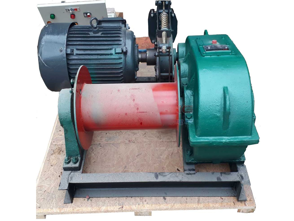 Tời kéo mặt đất dùng cho công trình