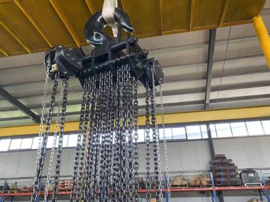 Pa lăng xích kéo tay NITTO 50 tấn 5m