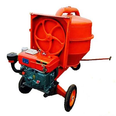 Máy trộn bê tông tại chỗ chạy đầu nổ