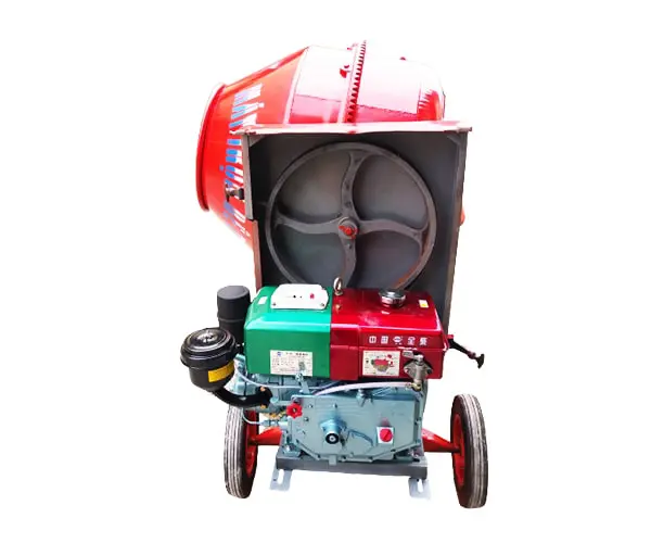 Máy trộn bê tông tại chỗ chạy đầu nổ