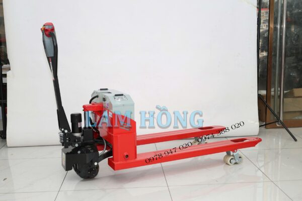 Xe nâng điện tay thấp SANKYSU 2 tấn – Nâng khỏe, di chuyển linh hoạt, tối ưu kho bãi