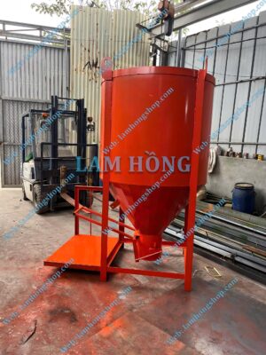 Phễu đổ bê tông Lam Hồng 0.9 khối