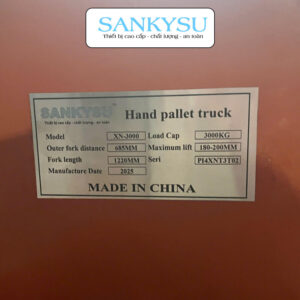 Xe nâng tay thấp SANKYSU