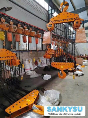 Pa lăng xích điện cố định SANKYSU KKBB30 30 tấn