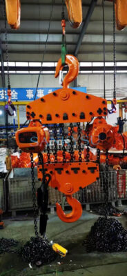 Pa lăng xích điện cố định SANKYSU KKBB20 - 20 tấn