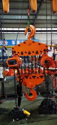 Pa lăng xích điện cố định SANKYSU KKBB20 - 20 tấn