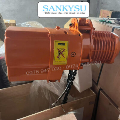 Pa lăng xích điện di chuyển SANKYSU KKBB 220v