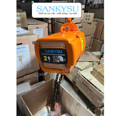 Pa lăng xích điện di chuyển SANKYSU KKBB 220v
