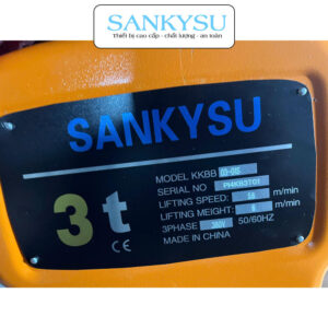 Pa lăng xích điện di chuyển SANKYSU KKBB