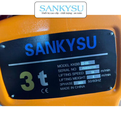 Pa lăng xích điện di chuyển SANKYSU KKBB