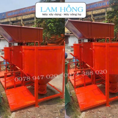 Phễu đổ bê tông Lam Hồng 0.6 khối