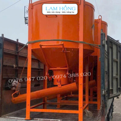 Phễu đổ bê tông Lam Hồng 0.6 khối , an toàn , tiện lợi